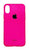 Kover iPhone X Rubber Case - Neon Pink